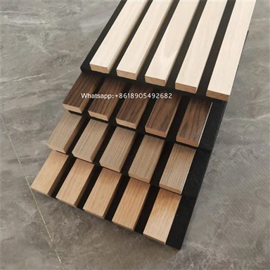 Hornyolt panel fa Mdf hangszigetelő falpanelek