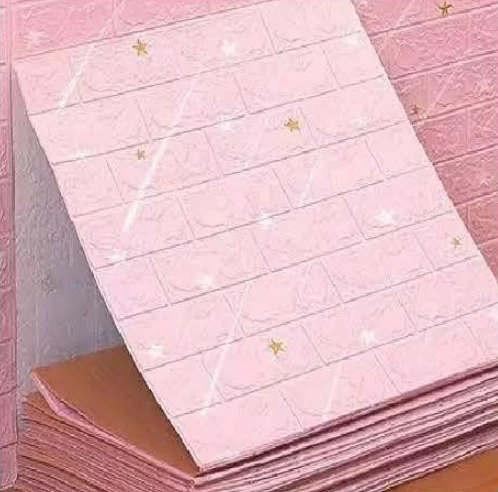 3D Foam Brick Wall Stickers Self-adhesive Soundproof Heat-insulating And Waterproof factory