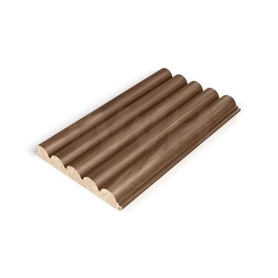 Tömör fa falburkolat Félkör PVC fólia hátulsó falburkolat